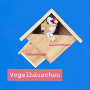 Fix & fertig: Vogelhäuschen "Dornröschenschloss" - für Höhlen- /oder Nischenbrüter