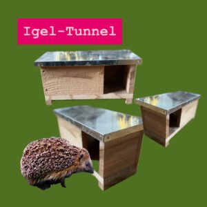 Fix & fertig: Igel-Tunnel