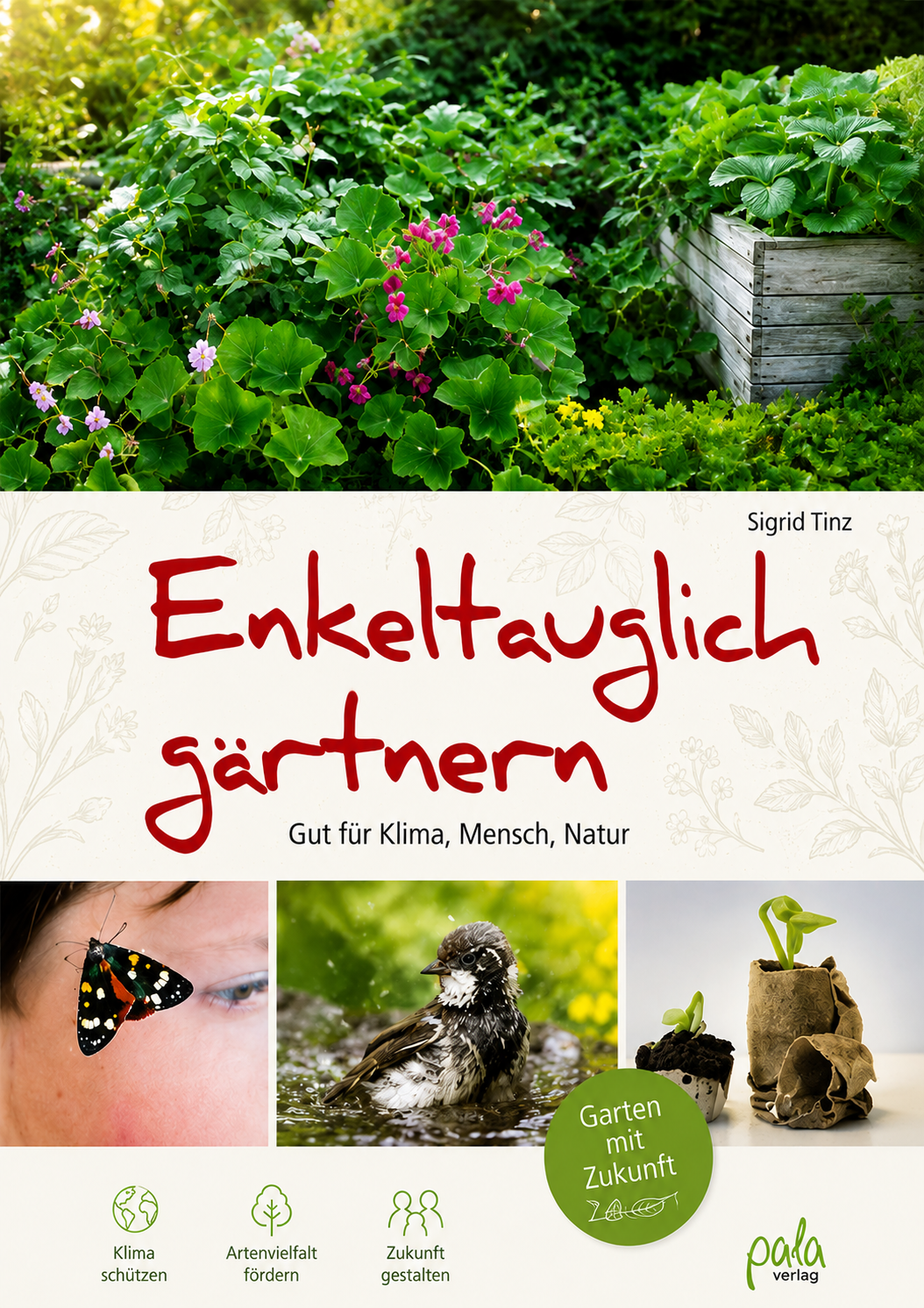 Buchcover: Enkeltauglich gärtnern