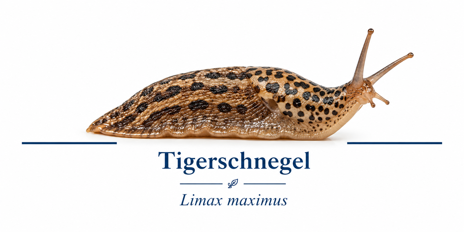 Tigerschnegel auf weißem Feld